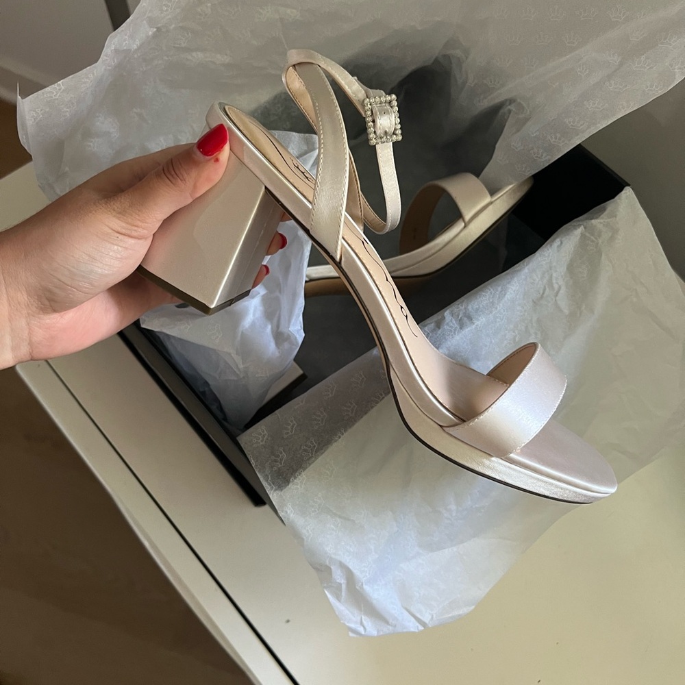 Nina Bridal Shoes with Crystal detail buckle